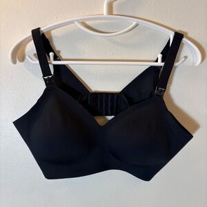 Momcozy Seamless Nursing Bra Black Wireless Maternity Breastfeeding XL